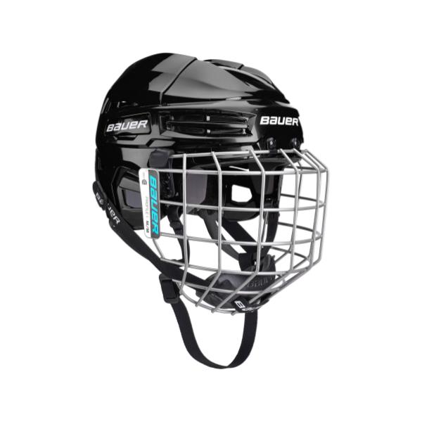 BAUER Helm Combo IMS 5.0 Eishockeyhelm mit Gitter Combo schwarz 1054919 